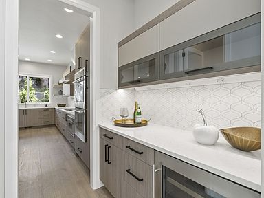 Entertaining-ready custom kitchen with generous counter space