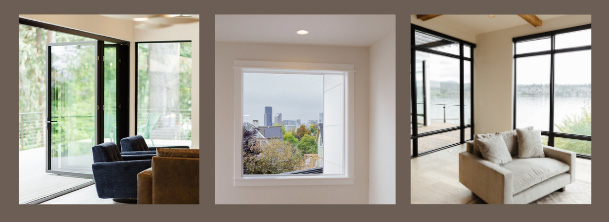 Detail of a warm, energy-efficient custom home interior