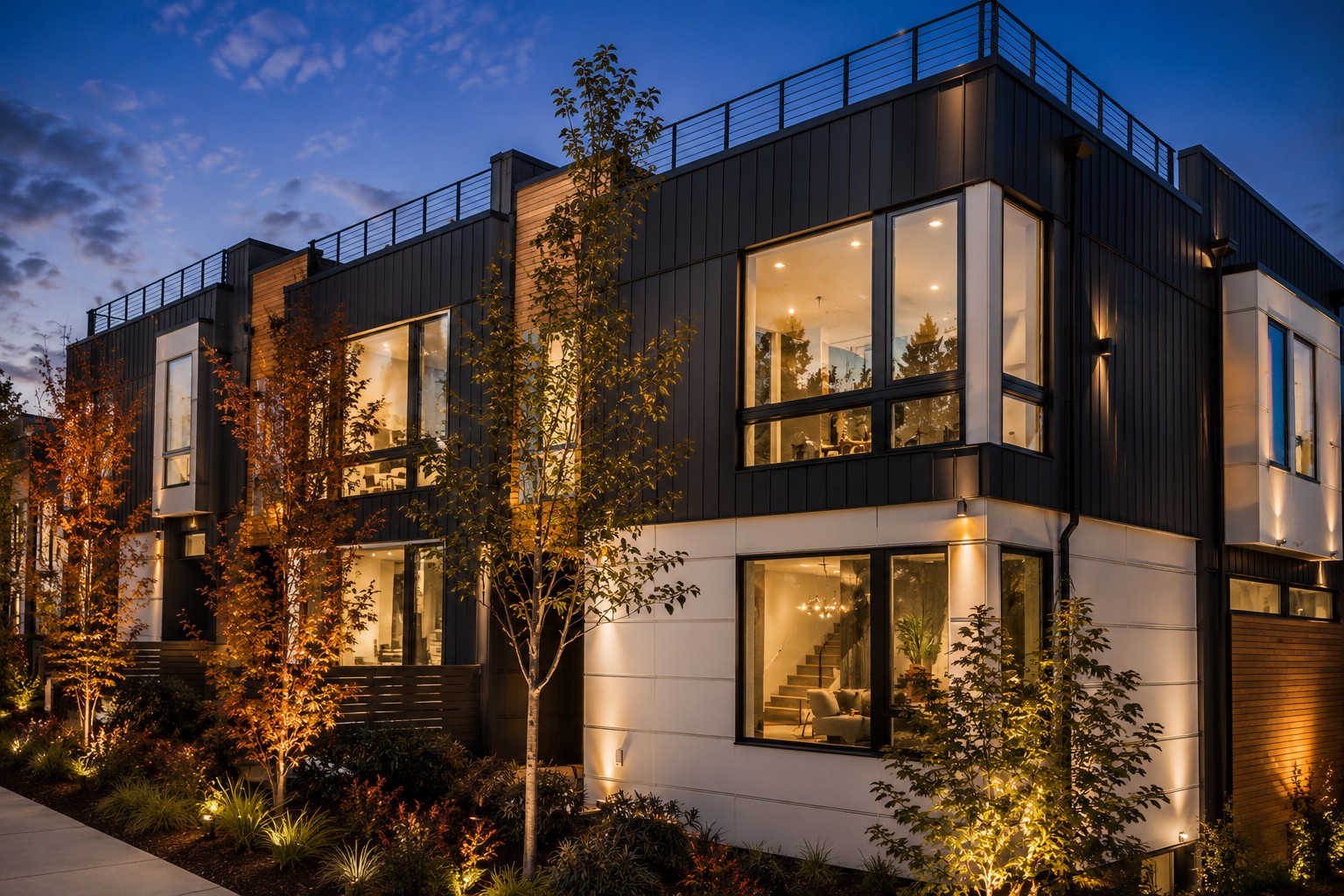 Luxury custom home in Kirkland, WA near Lake Washington